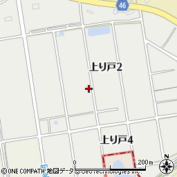 愛知県知多市上り戸周辺の地図