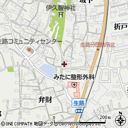 愛知県知多郡東浦町生路門田62周辺の地図