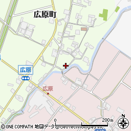 兵庫県加西市広原町274-1周辺の地図