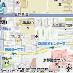 京都府京都市伏見区深草西伊達町87-81周辺の地図