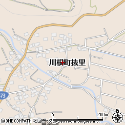 静岡県島田市川根町抜里983-1周辺の地図