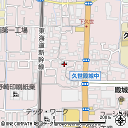 京都府京都市南区久世殿城町254周辺の地図