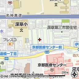 京都府京都市伏見区深草西伊達町87-45周辺の地図