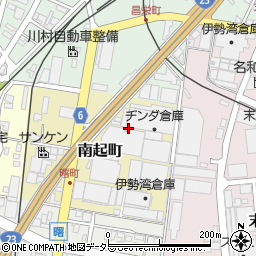 三重県四日市市南起町2周辺の地図