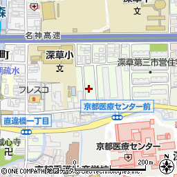 京都府京都市伏見区深草西伊達町87-96周辺の地図