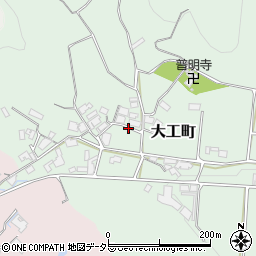 兵庫県加西市大工町周辺の地図