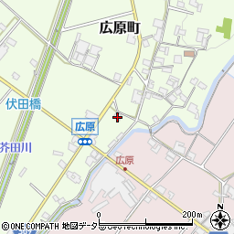 兵庫県加西市広原町266周辺の地図