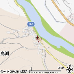 岡山県美作市鳥渕445周辺の地図