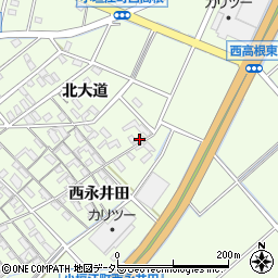 愛知県刈谷市小垣江町北大道79周辺の地図