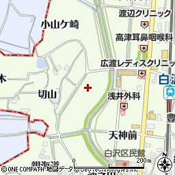 愛知県知多郡阿久比町白沢北野海道周辺の地図