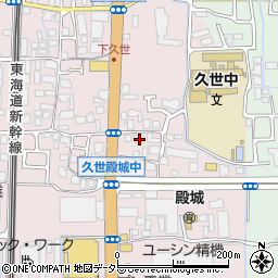 京都府京都市南区久世殿城町504周辺の地図