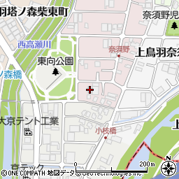 京都府京都市南区上鳥羽西浦町283周辺の地図