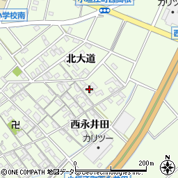 愛知県刈谷市小垣江町北大道68周辺の地図