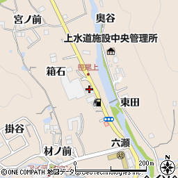兵庫県川辺郡猪名川町笹尾箱石4周辺の地図