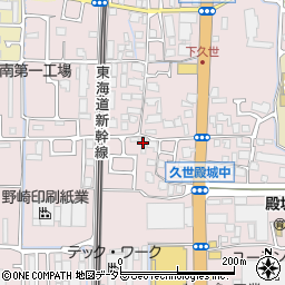 京都府京都市南区久世殿城町247周辺の地図