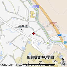 大阪府豊能郡能勢町平野129-5周辺の地図