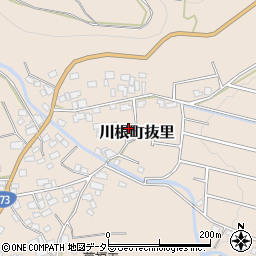 静岡県島田市川根町抜里983周辺の地図