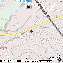 愛知県安城市横山町八左71周辺の地図