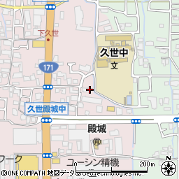 京都府京都市南区久世殿城町520周辺の地図