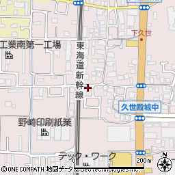 京都府京都市南区久世殿城町221周辺の地図