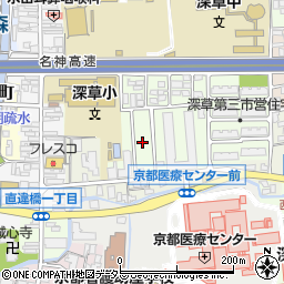 京都府京都市伏見区深草西伊達町87-98周辺の地図