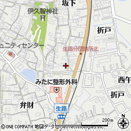 愛知県知多郡東浦町生路門田112周辺の地図