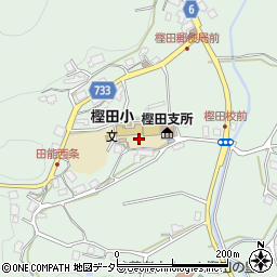 大阪府高槻市田能周辺の地図