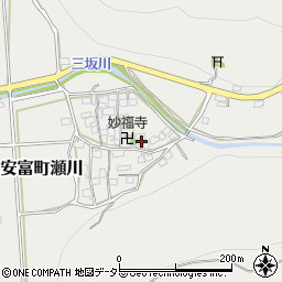 兵庫県姫路市安富町瀬川32周辺の地図
