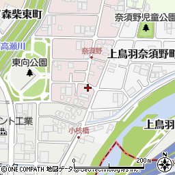 京都府京都市南区上鳥羽西浦町303周辺の地図