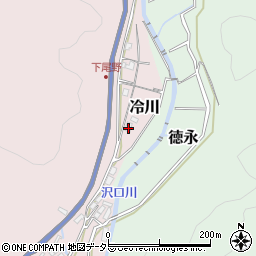 静岡県伊豆市冷川1104周辺の地図