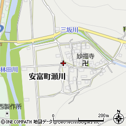 兵庫県姫路市安富町瀬川259周辺の地図