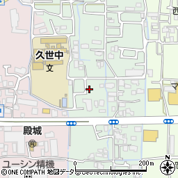 京都府京都市南区久世大藪町268周辺の地図