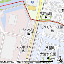 株式会社シンダイ　愛知工場周辺の地図