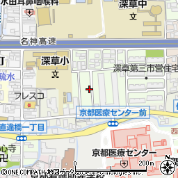 京都府京都市伏見区深草西伊達町87-21周辺の地図