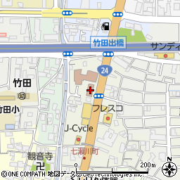 京都南社会保険事務所周辺の地図