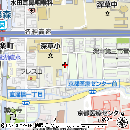 京都府京都市伏見区深草西伊達町87-87周辺の地図