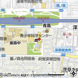 京都市青少年科学センター周辺の地図