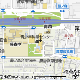 京都市青少年科学センター周辺の地図