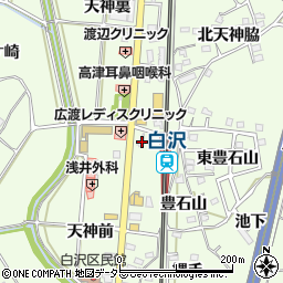愛知県知多郡阿久比町白沢天神前19-18周辺の地図