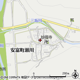 兵庫県姫路市安富町瀬川381-1周辺の地図