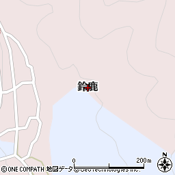 兵庫県三田市鈴鹿周辺の地図