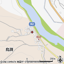 岡山県美作市鳥渕442周辺の地図