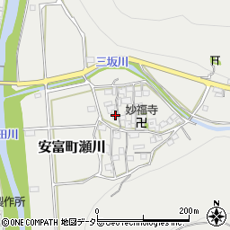 兵庫県姫路市安富町瀬川387周辺の地図
