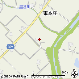 兵庫県三田市東本庄632周辺の地図