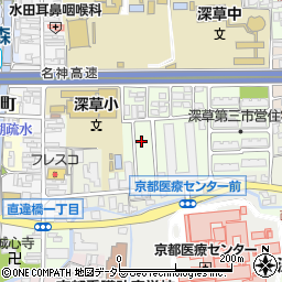 京都府京都市伏見区深草西伊達町87-104周辺の地図