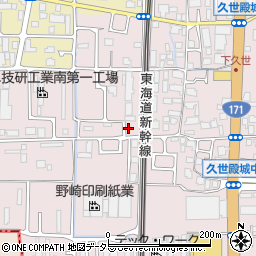 京都府京都市南区久世殿城町144周辺の地図
