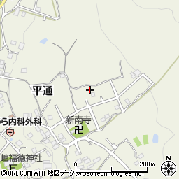 大阪府豊能郡能勢町平通24周辺の地図