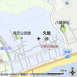 静岡県静岡市駿河区青沢周辺の地図