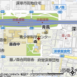 京都市青少年科学センター周辺の地図