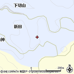 愛知県岡崎市才栗町新田周辺の地図